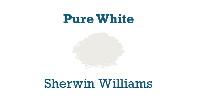 White Paint Color Swatch