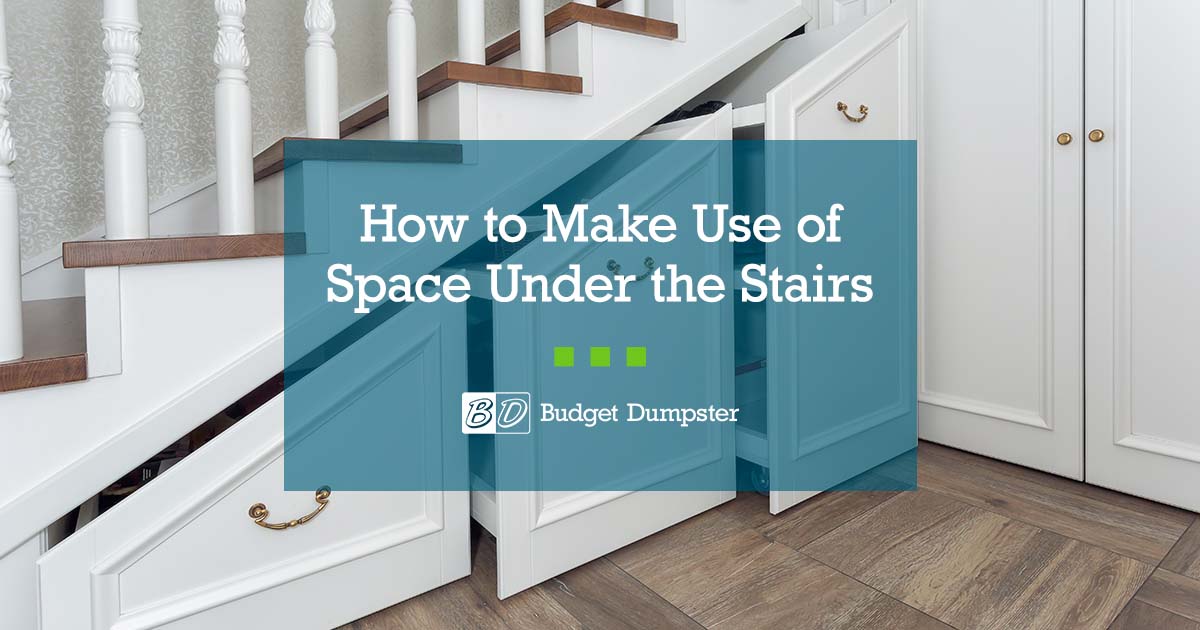 7 Under Stairs Storage Ideas to Save Space