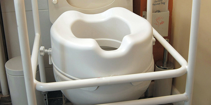 Toilet Riser With Handles.